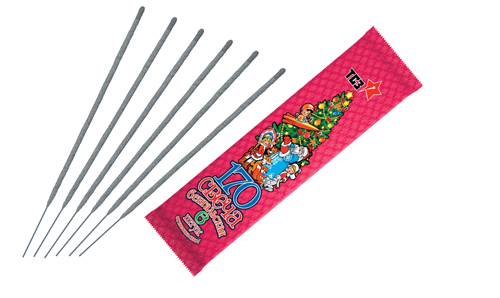  Бенгальские свечи 6 шт 170 мм в пакете  в Свободном